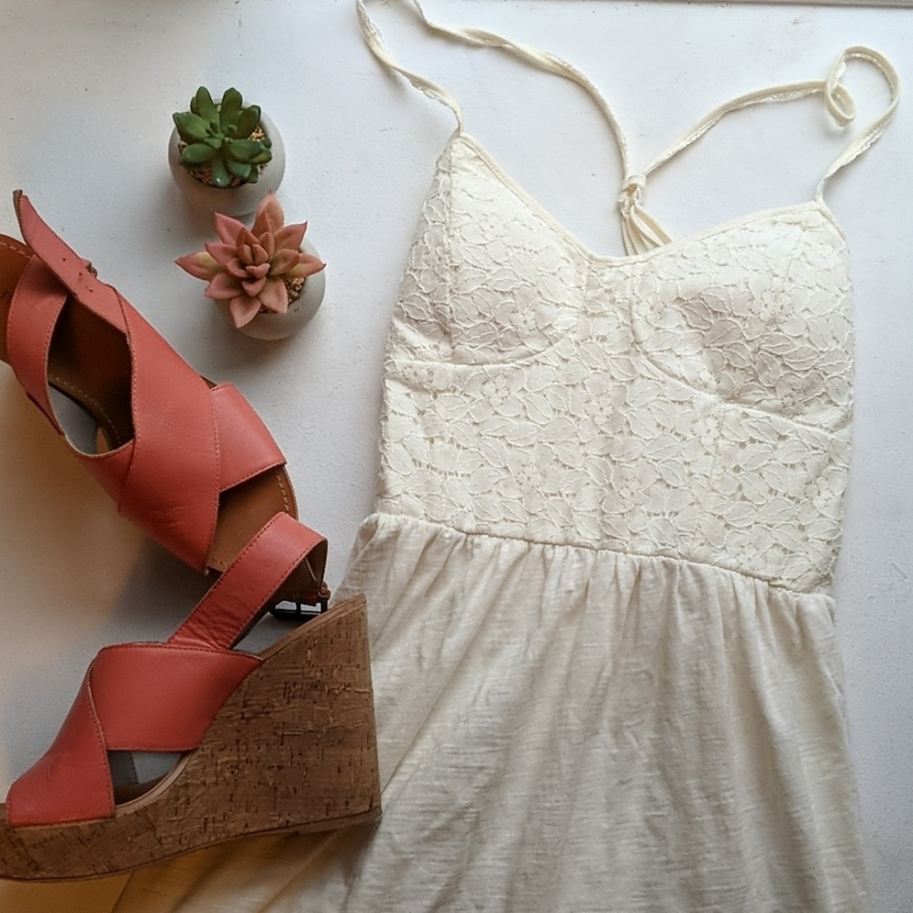 White Lace Dress 🌸